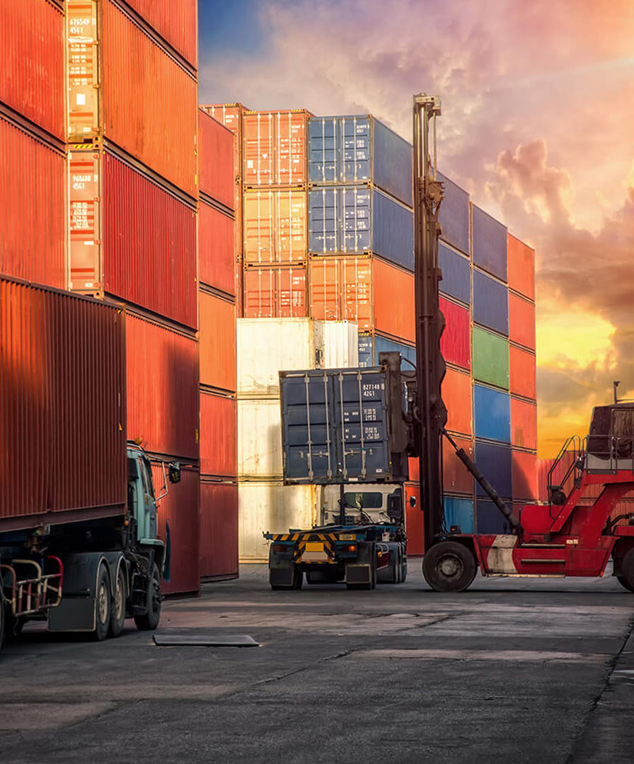 32 feet containers at Raj International